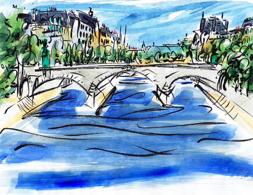 Pont du Carrousel, Paris, by Barbara Redmond